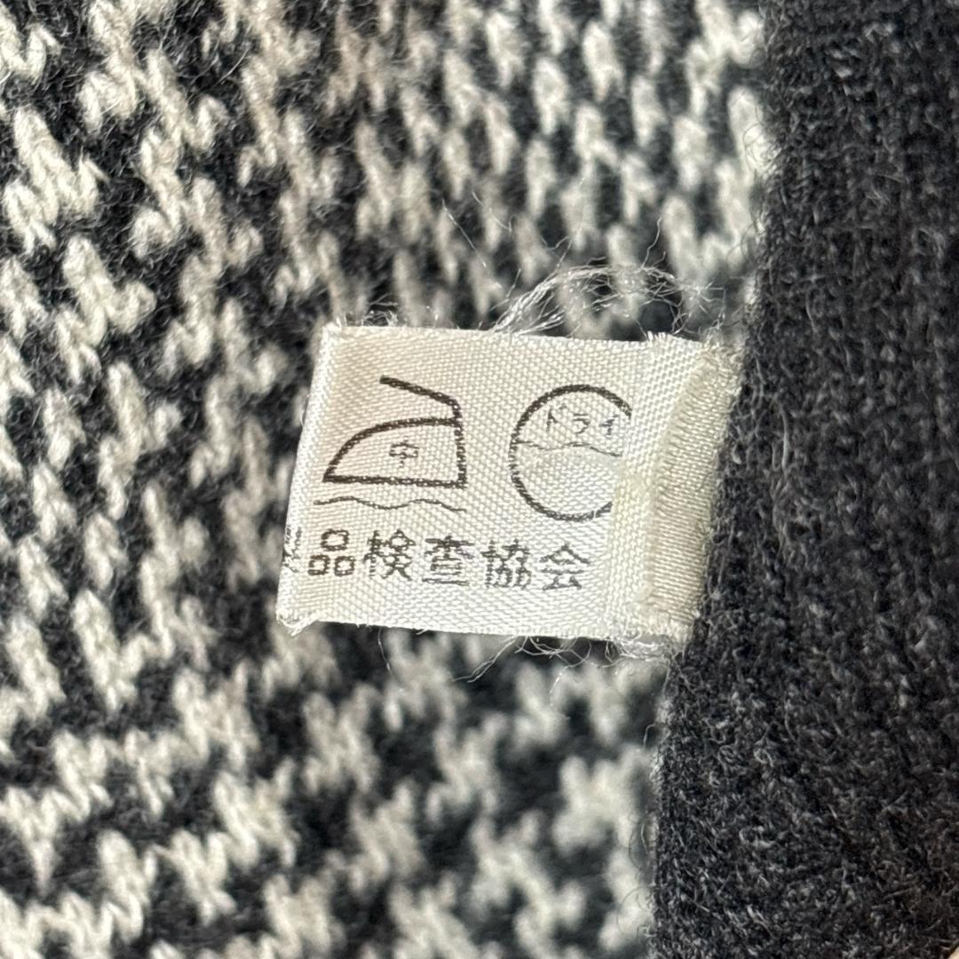 カシミヤ100% Drumohr ドルモア グレンチェック ニット セーター