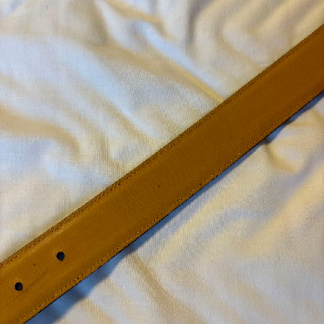 ポールスミス 希少 最高級シェルコードバン レザーベルト ダークブラウン 日本製