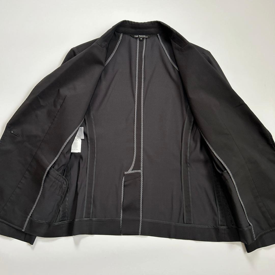 良品♡23区　テーラードジャケット　パンツスーツ　背抜き　黒　40