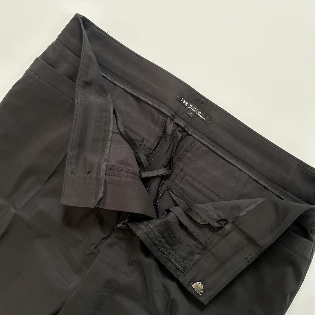 良品♡23区　テーラードジャケット　パンツスーツ　背抜き　黒　40