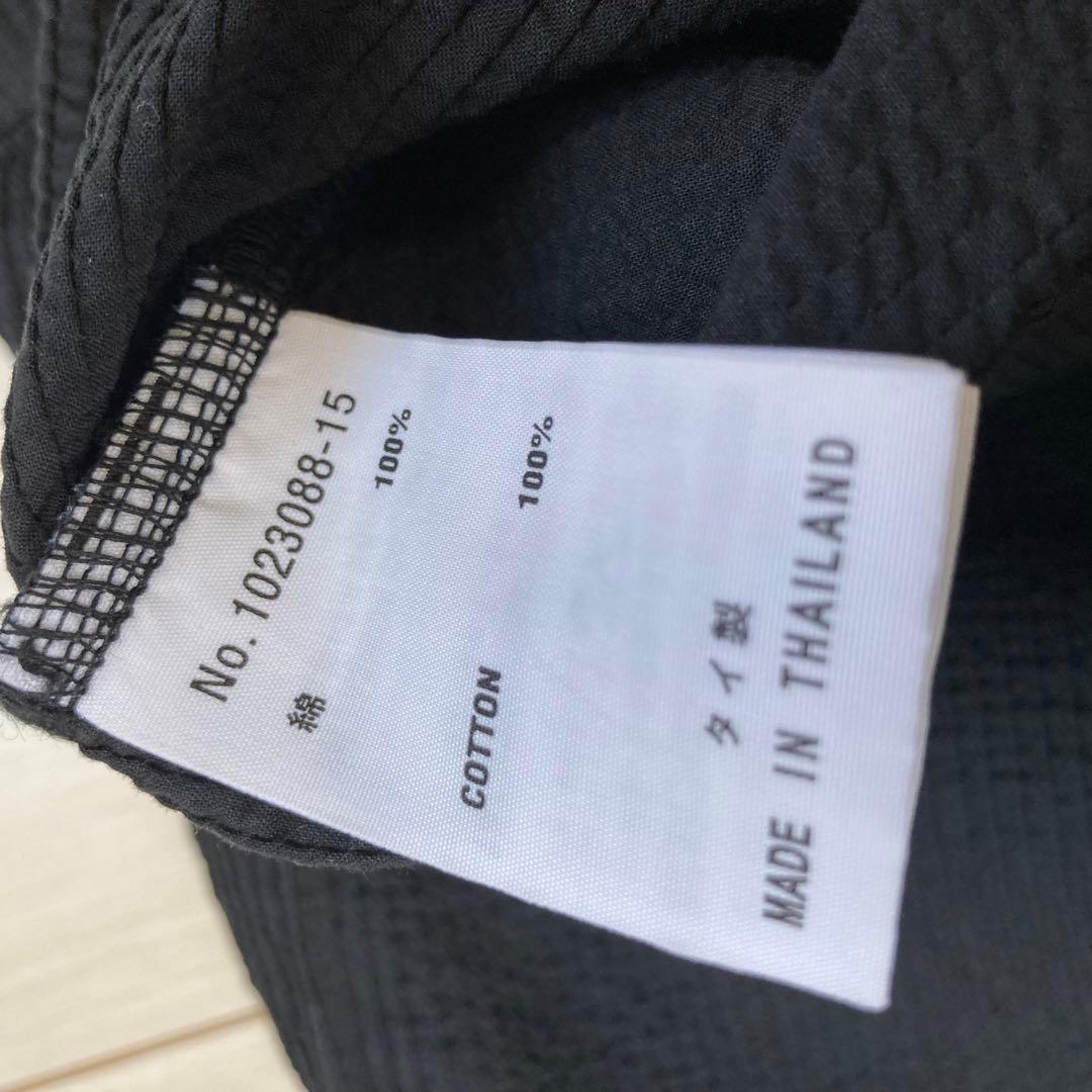 ヤッコマリカルド　総ピンタック長袖ブラウス　黒　コットン