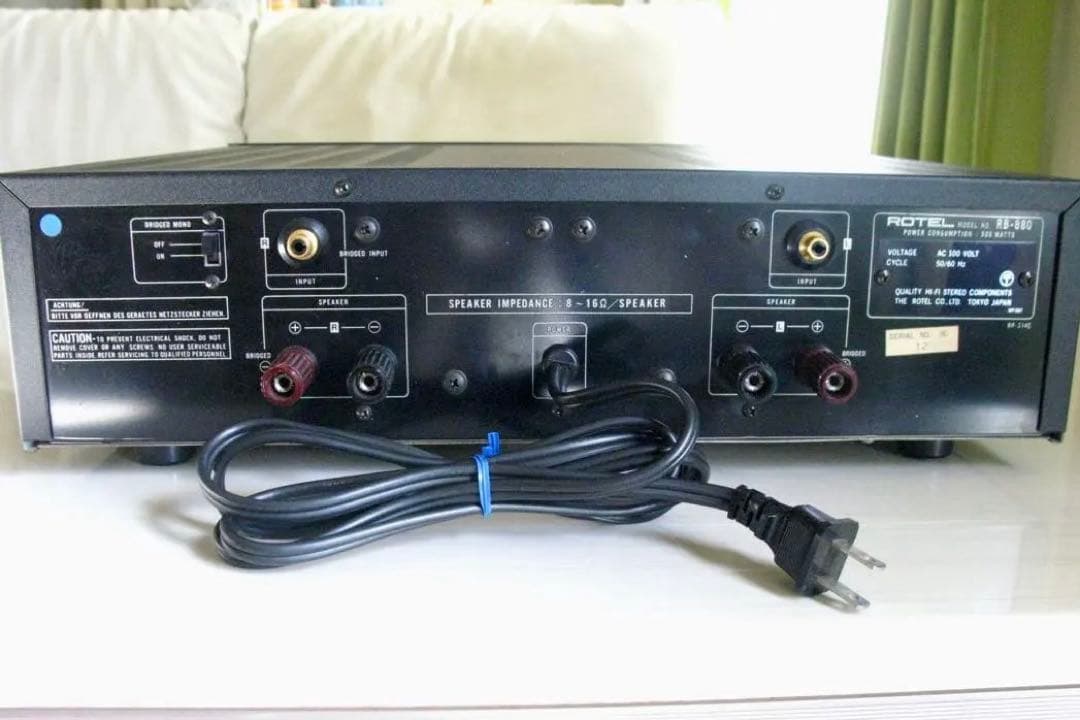 ROTEL RB-880 / ローテル パワーアンプ 動作品