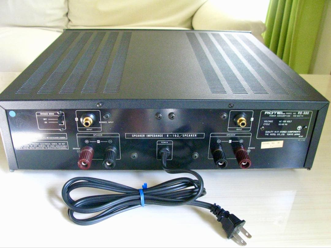 ROTEL RB-880 / ローテル パワーアンプ 動作品