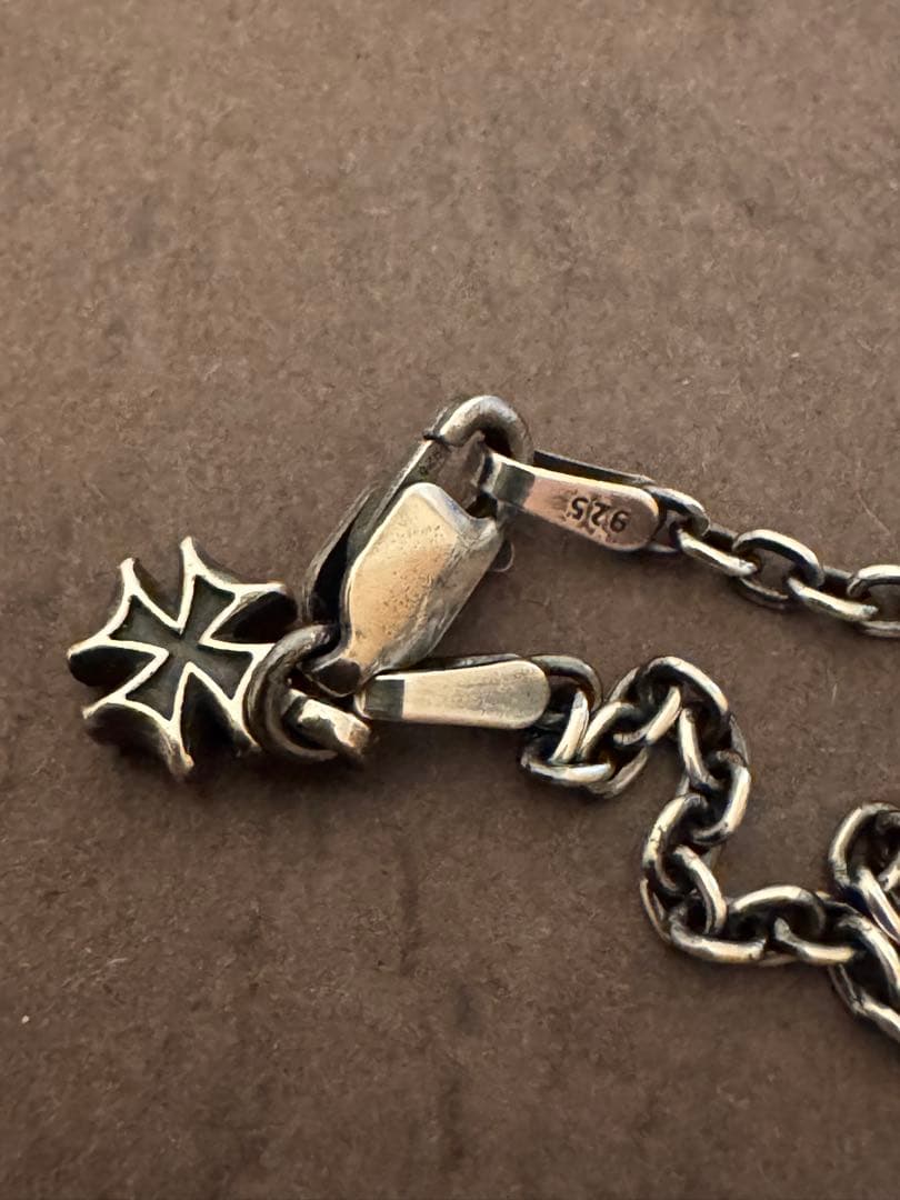 ディールデザイン シルバー925 クロスネックレス 約50cm