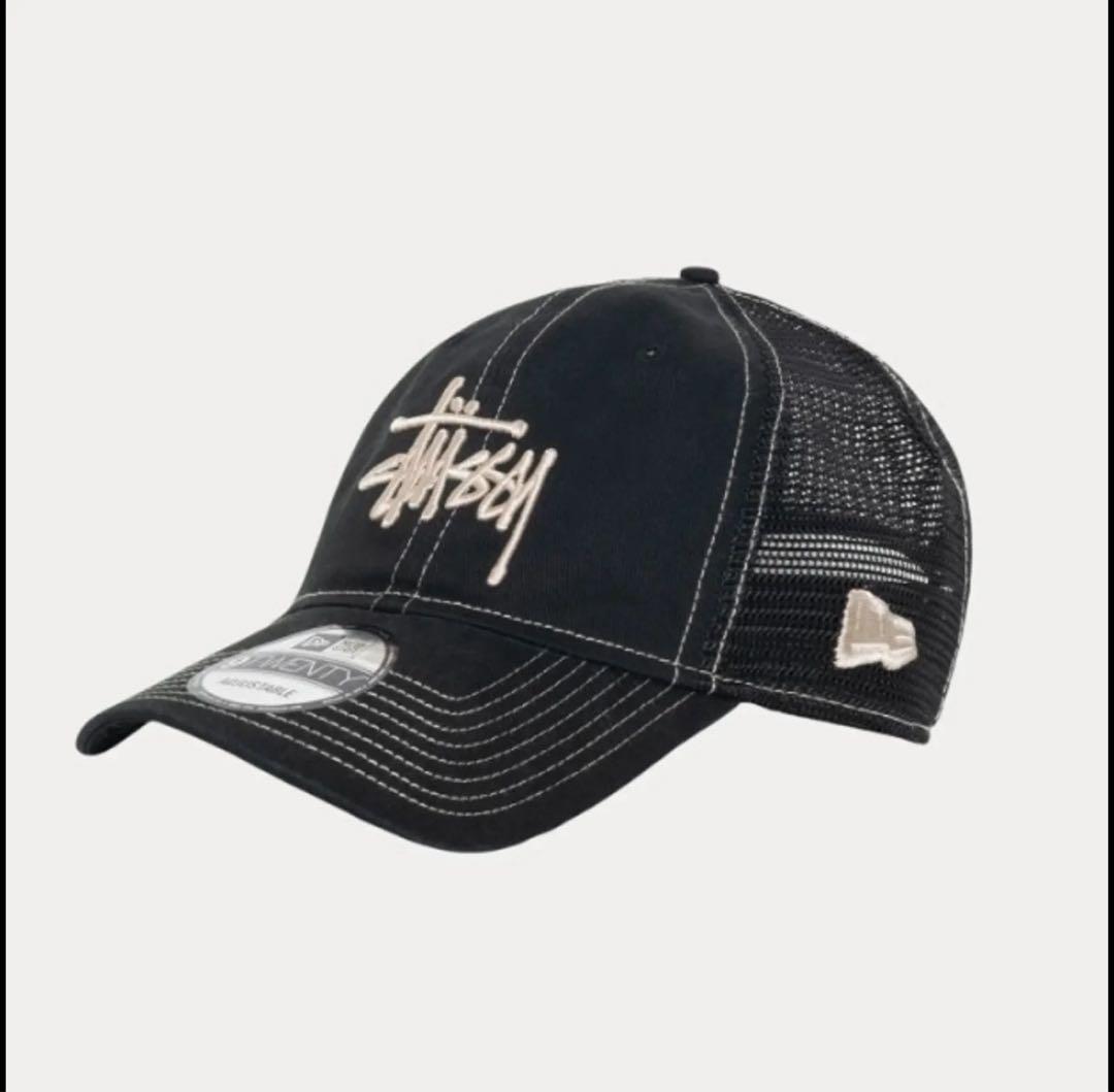 stussy newera メッシュキャップ