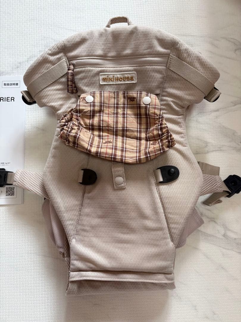 ⭐︎ayumi⭐︎ ミキハウス ファーストベビーキャリア ベージュ