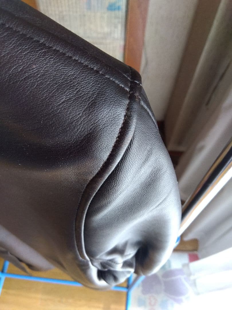 Paul Smith ラムレザー コート 中綿入り ステンカラーMブラウン美品。