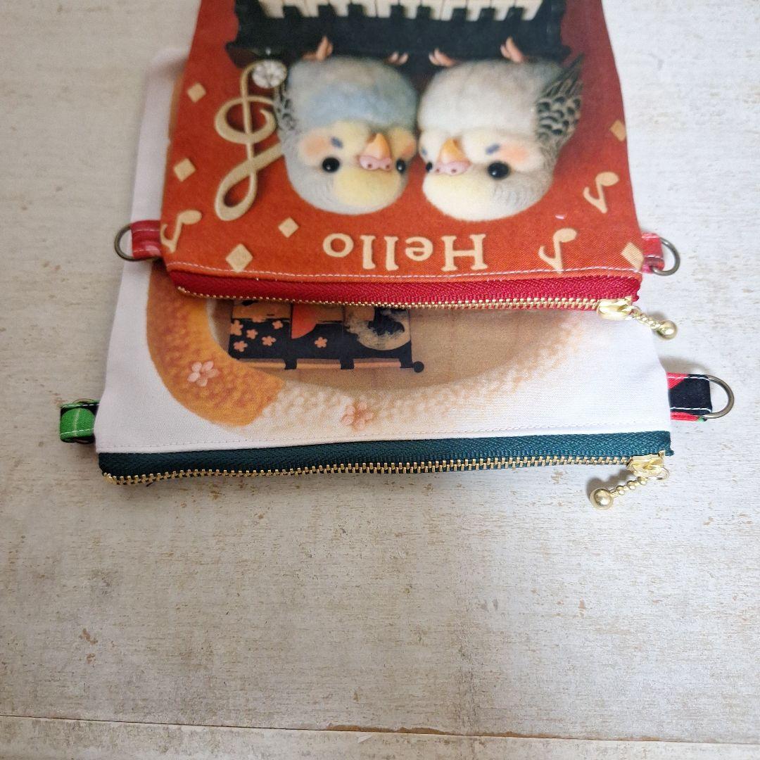 激レアうさぎパネル生地　ハンドメイド　まちなしバッグ　布バスケット　ポーチ