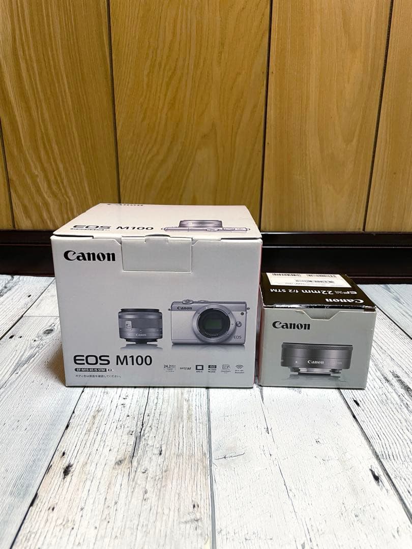【レンズ2種】Canon EOS M100ミラーレスカメラ