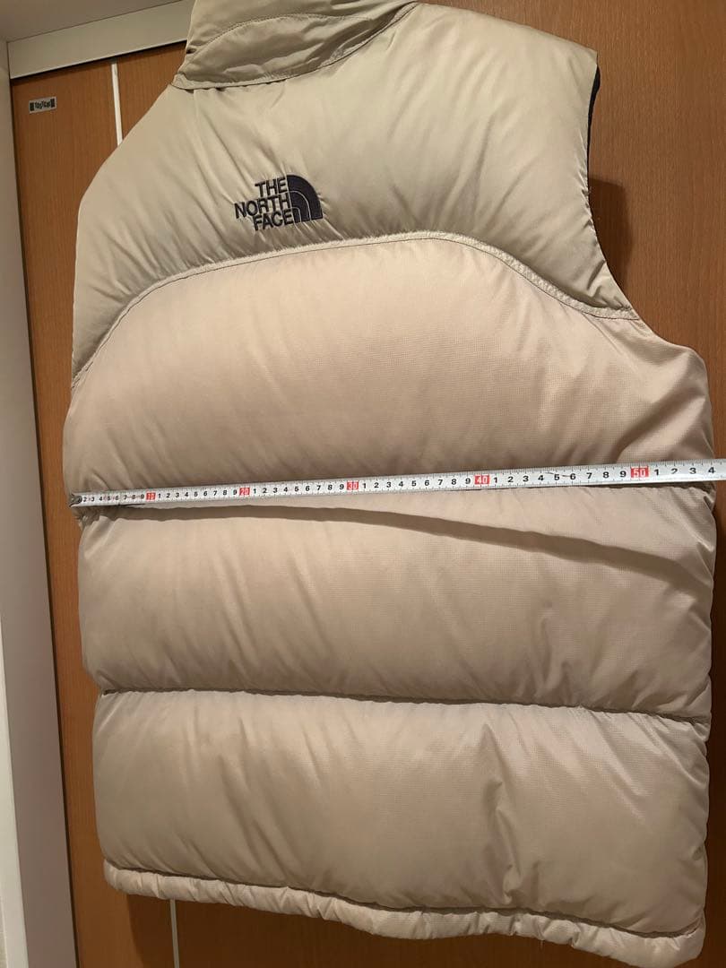 THE NORTH FACE ダウンベスト クリーム色