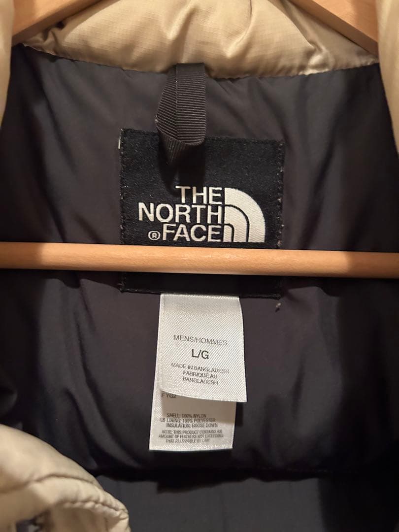 THE NORTH FACE ダウンベスト クリーム色