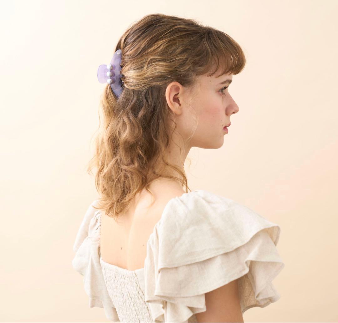 【新品未使用未開封】alexandre de paris パール　Mクリップ