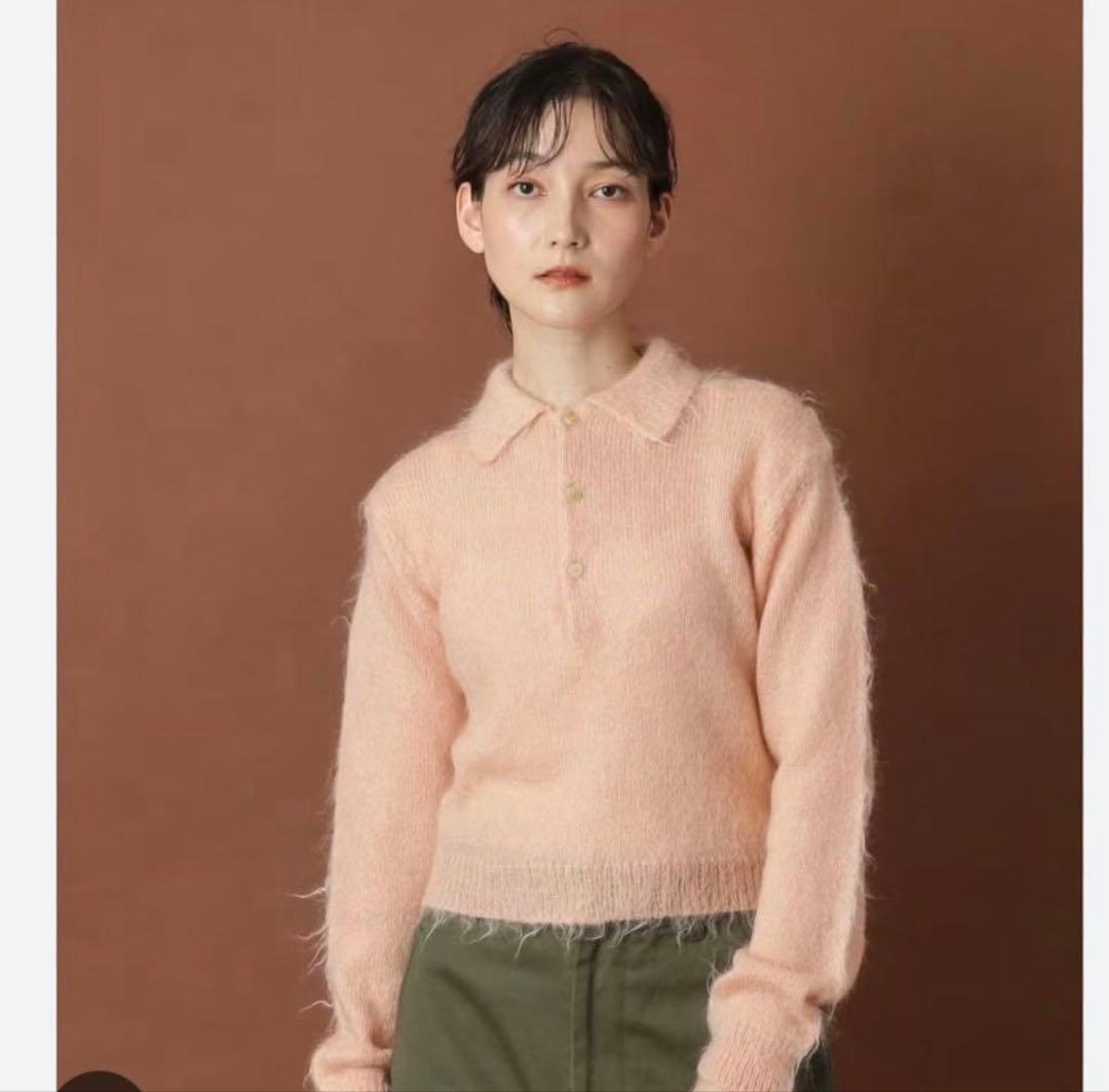 【新品】AURALEE モヘアポロニット　ピンク　オーラリー