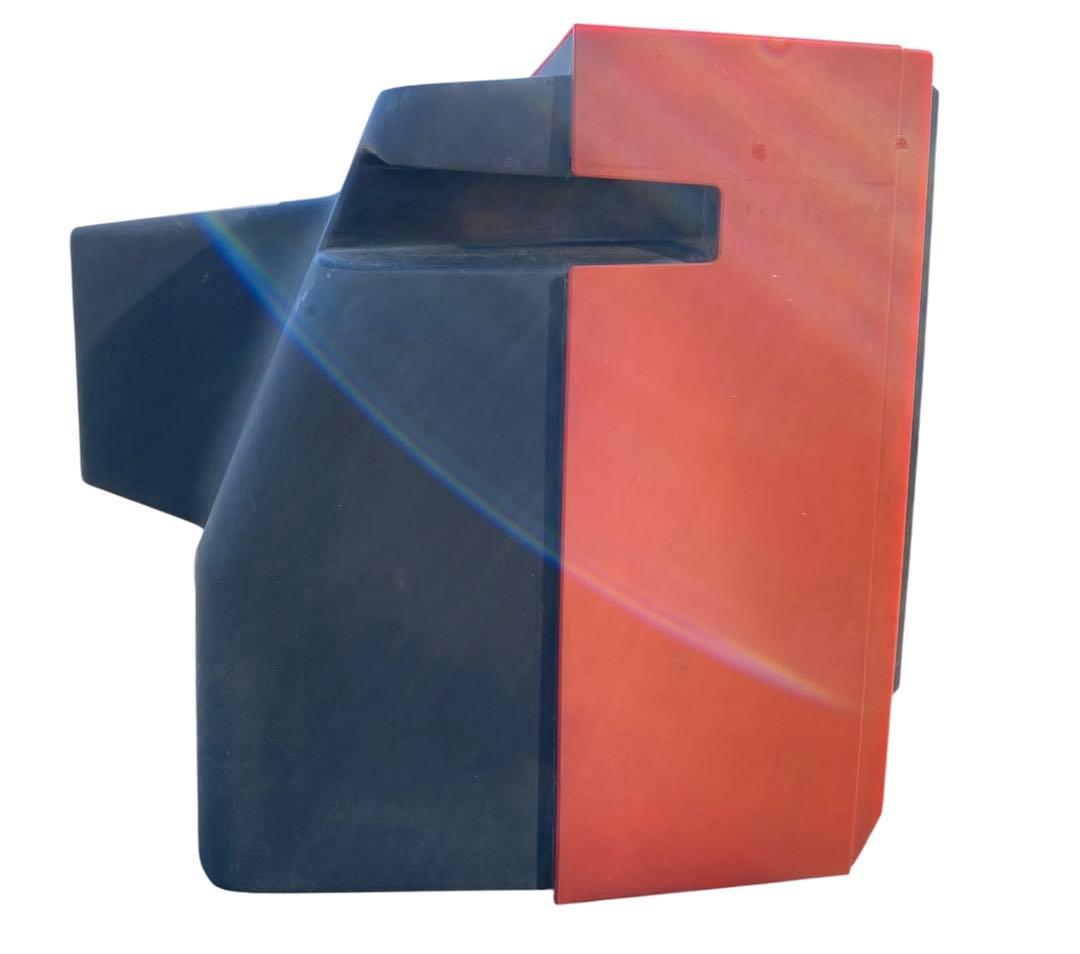 【動作確認済】リッカー カラーテレビ 専用スタンド付 昭和レトロ ma166