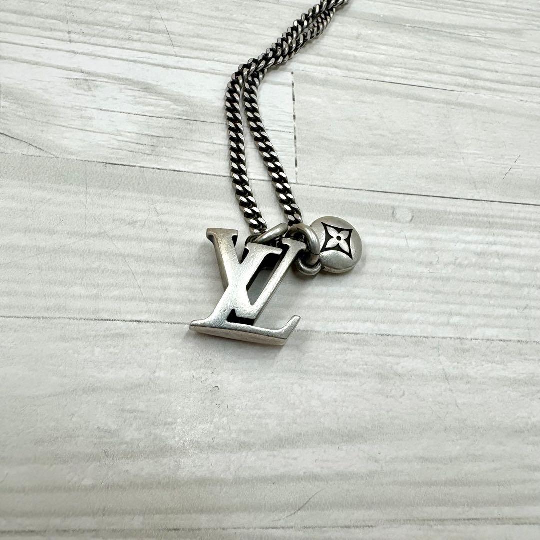 【美品】LouisVuitton LV セーラー　ネックレス　シルバー925