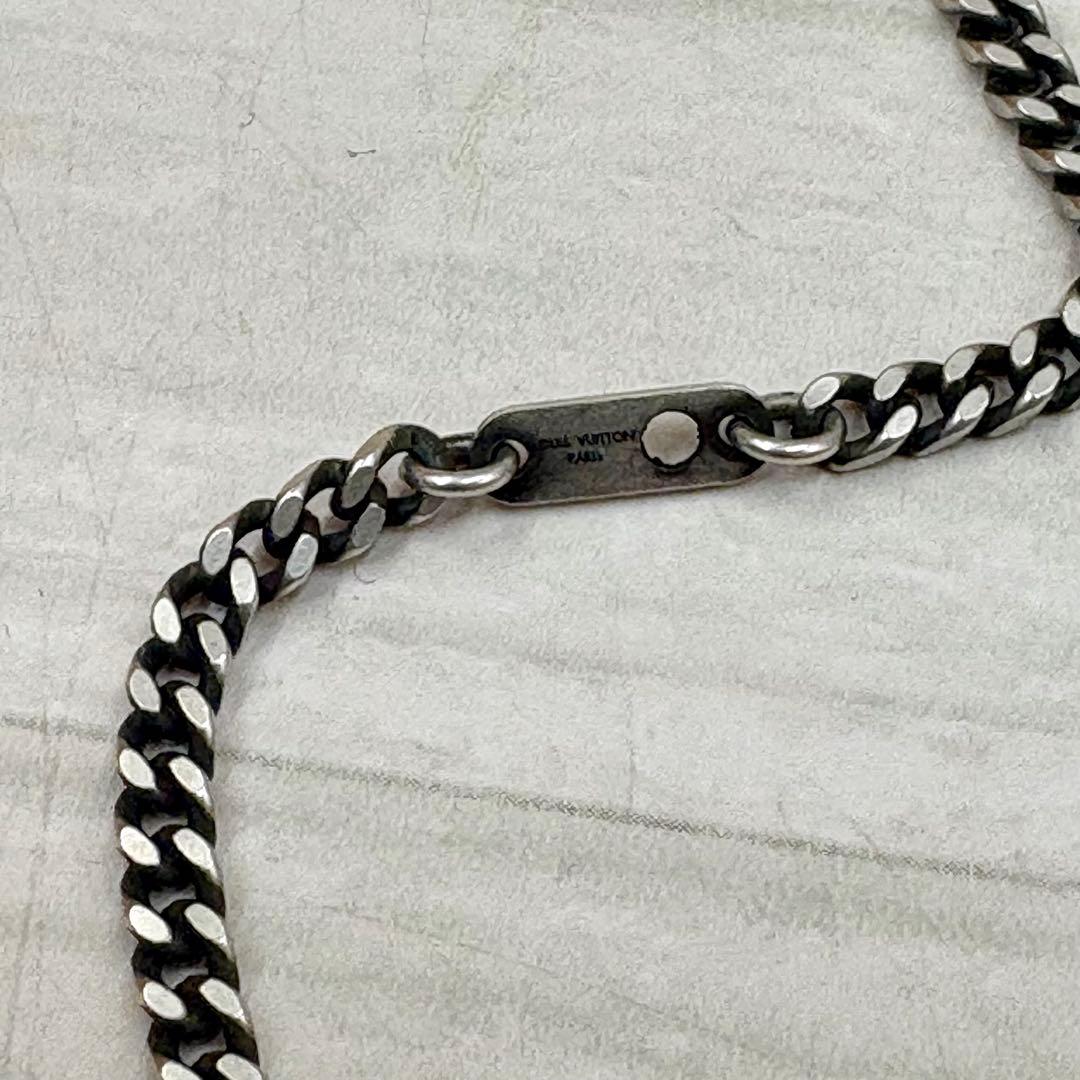 【美品】LouisVuitton LV セーラー　ネックレス　シルバー925