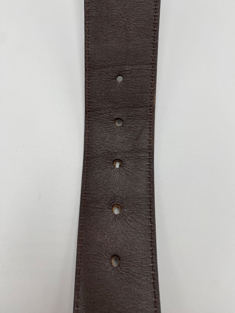 美品‼️ルイヴィトン LOUIS VUITTON ベルト ブラウン　茶　ダミエ