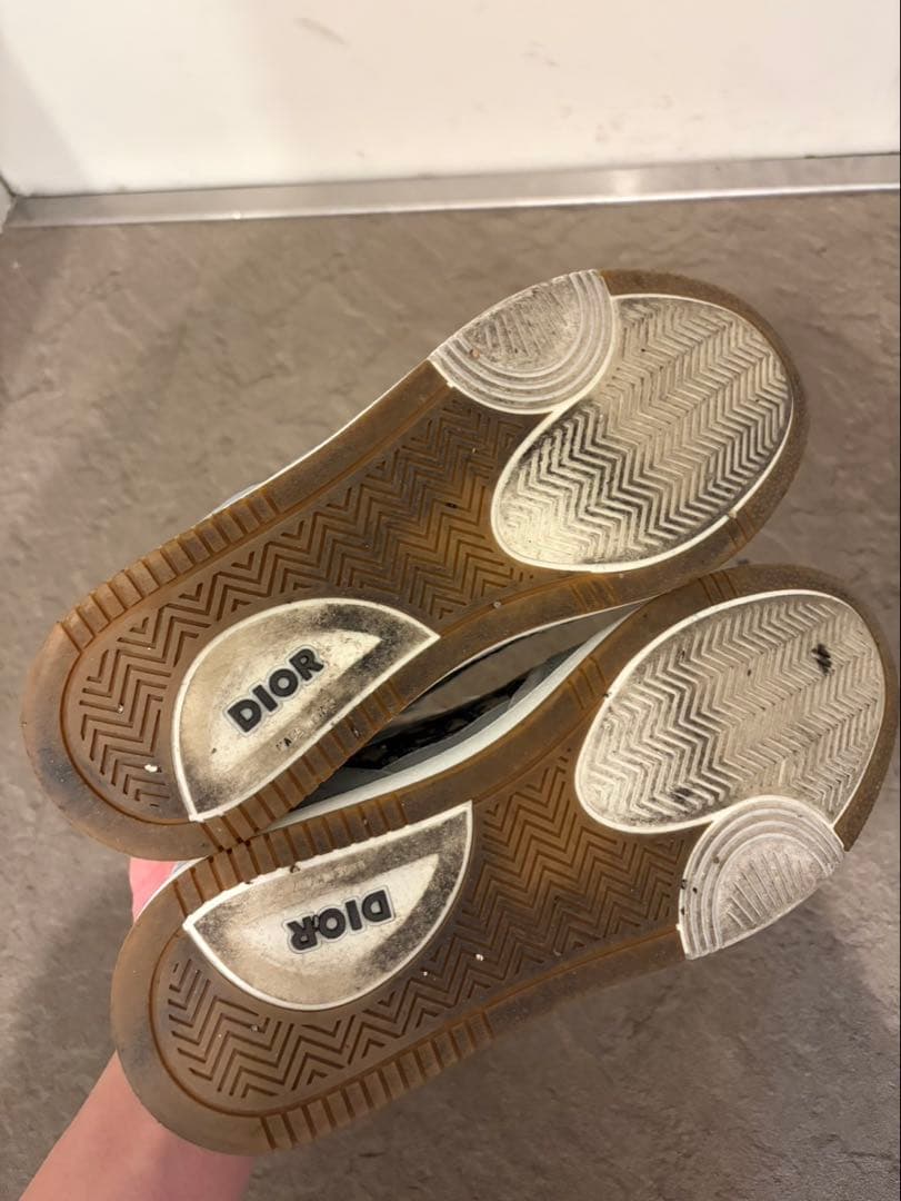 Dior スニーカー グレー/ホワイト　B27 サイズ40