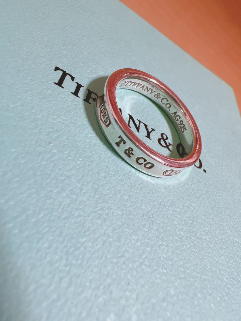 ティファニー Tiffany ナロー リング SV925 14号