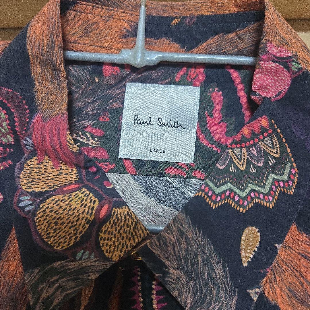 【Paul Smith】ポールスミス 長袖シャツ デザインシャツ アニマル柄