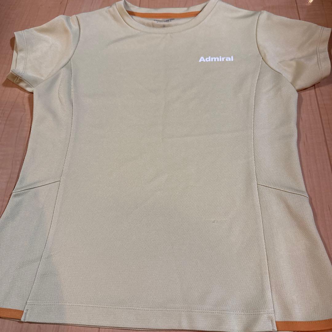 Admiral テニスウェア ライトイエロー 花柄スカート