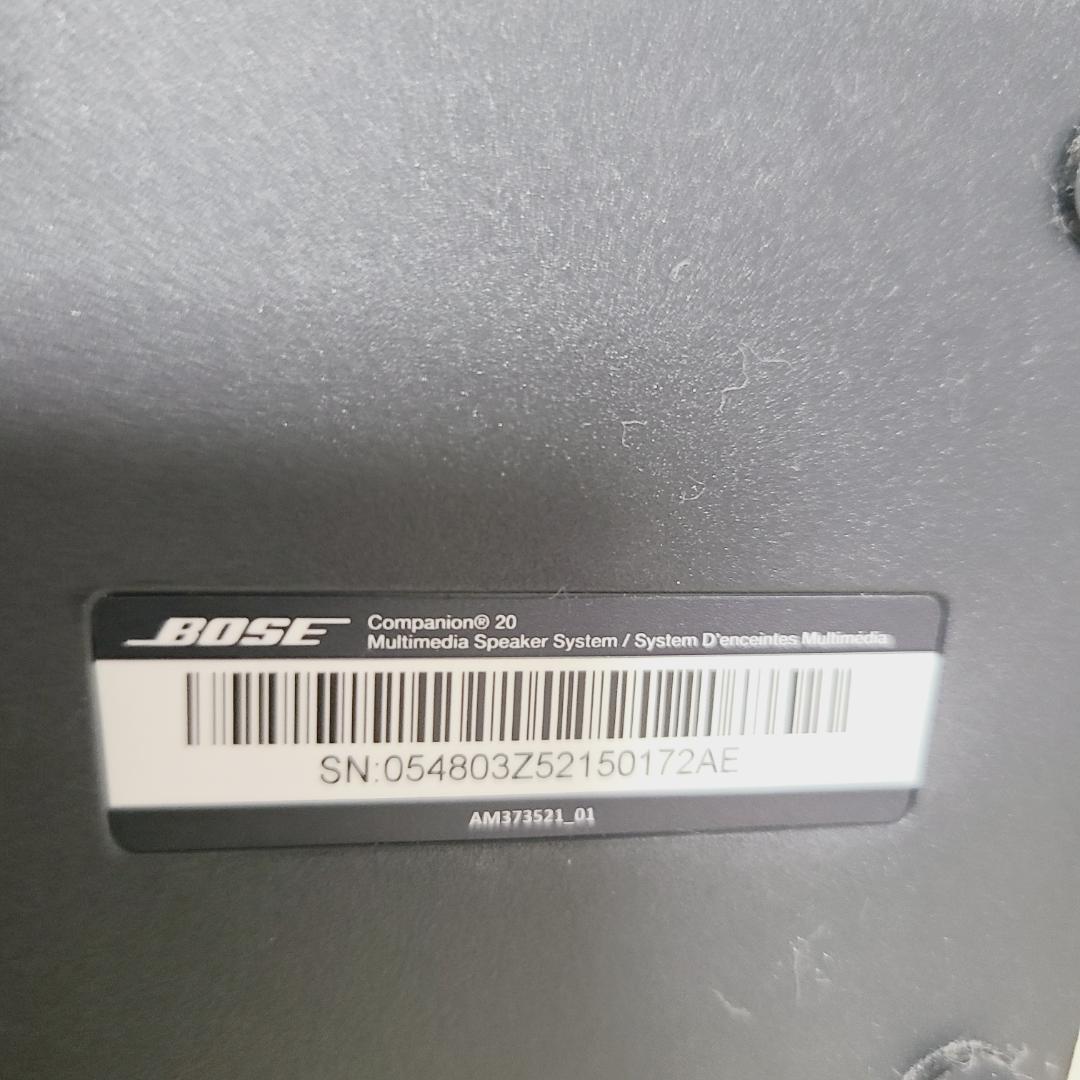 BOSE PCスピーカー コントロールポッド付きCompanion20 シルバー