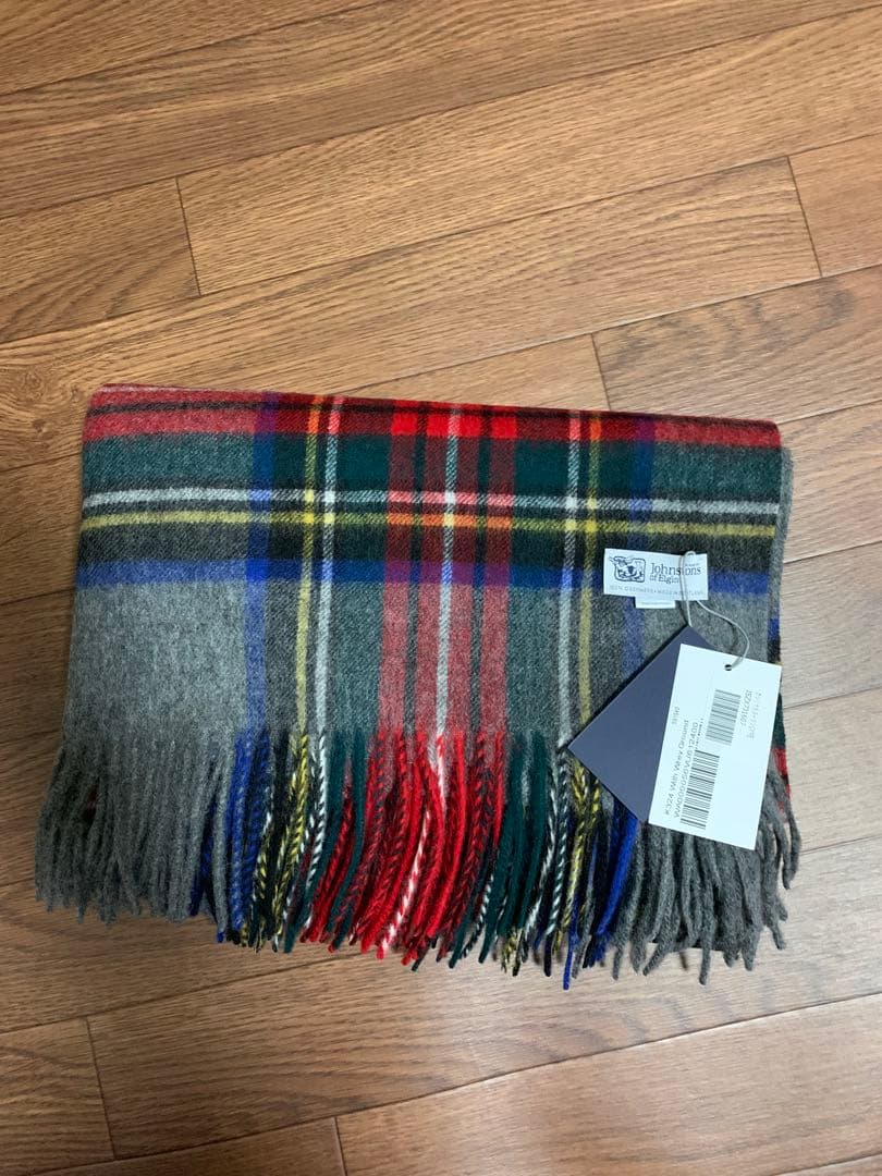 h*o様 大判ジョンストンズ カシミヤ 100%マフラー ストール グレースチュ