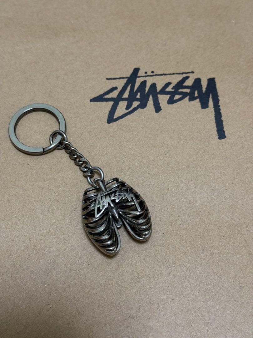 stussy RIBCAGE KEYCHAIN ステューシー キーホルダー