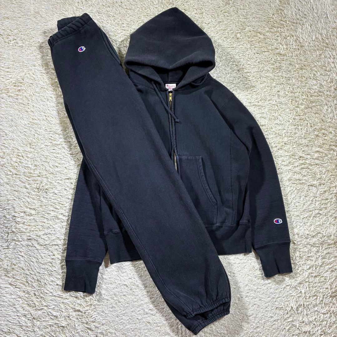 希少　赤タグ　チャンピオン　リバースウィーブ　USA製 スウェット　セットアップ