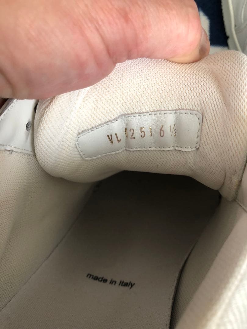 ルイヴィトン LVトレイナーライン スニーカー UK6.5ホワイト 白