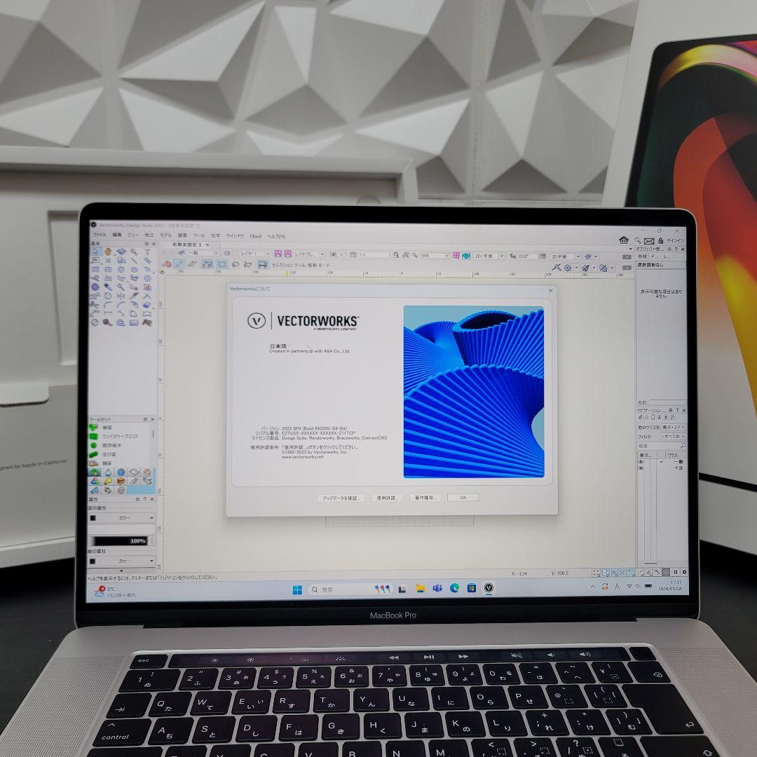 美品 MacBook Pro 16インチ i9 32/1TB CAD&3D設計
