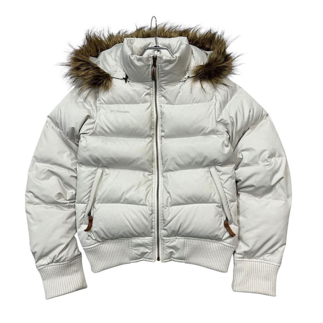 美品00's Y2K Old Columbia ダウンジャケット 短丈 Sサイズ