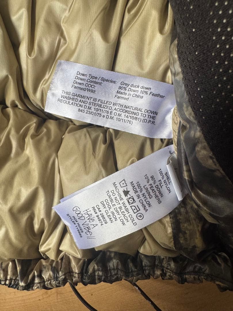 Stussy ダウン Parka Micro Ripstop RelicCamo