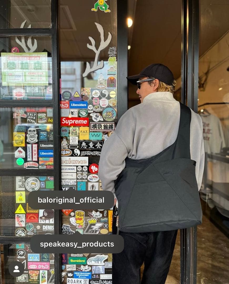 バッグ BAL x SPEAKEASY CROSSBODY SLING TOTE