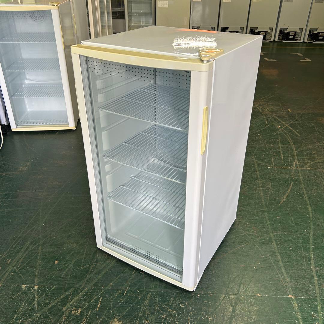 135業務用 冷蔵ショーケース オフィスコンビニ XW-105 左右開き 小型