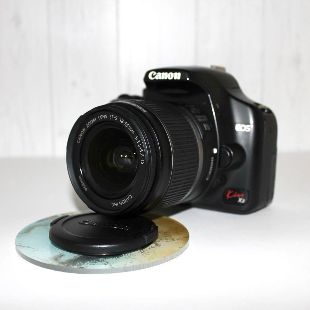 Canon Kissx2 一眼レフカメラ　本体　レンズ2個　Wレンズ　超望遠