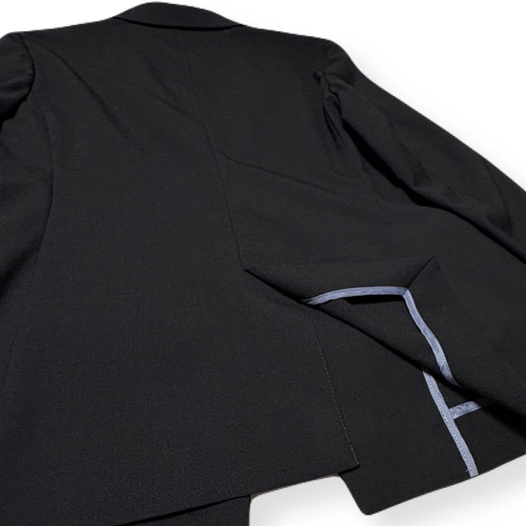 グリーンレーベル／ライトカチリラ パンツスーツ 洗える M ブラック 23SS