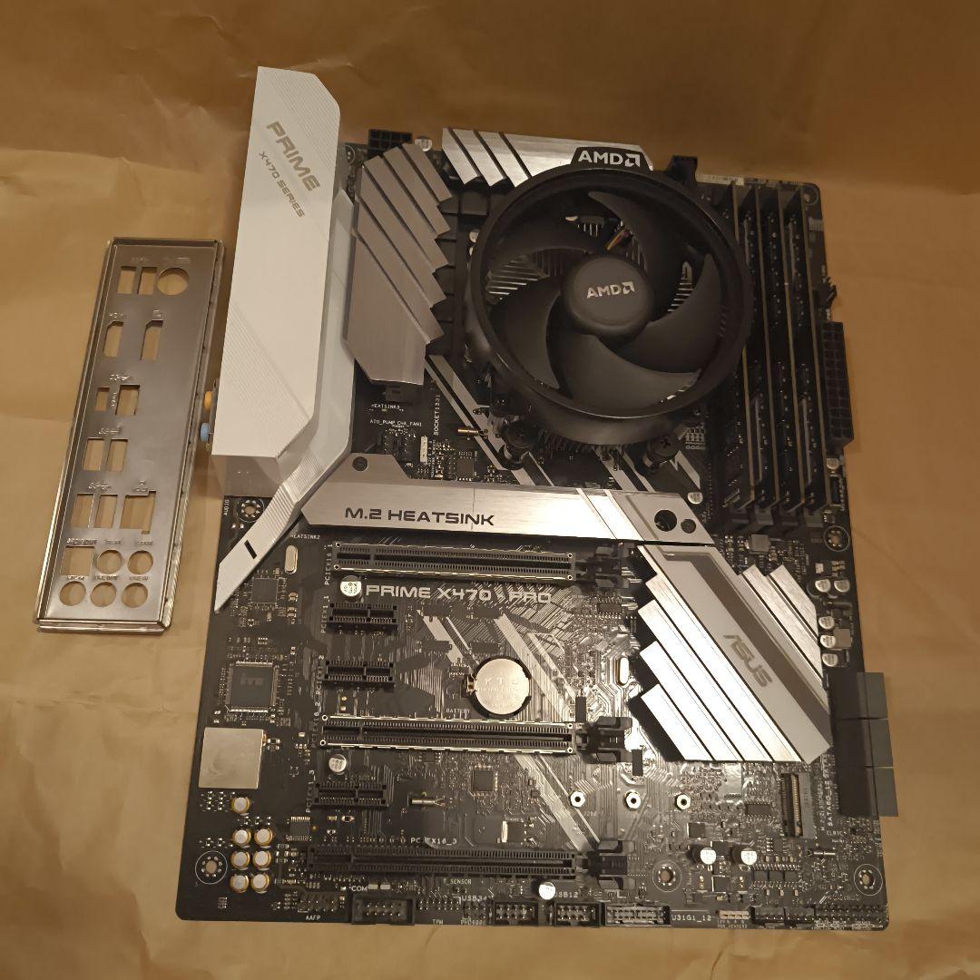 セット売り!! ASUS X470 Ryzen7 2700X RAM 32G