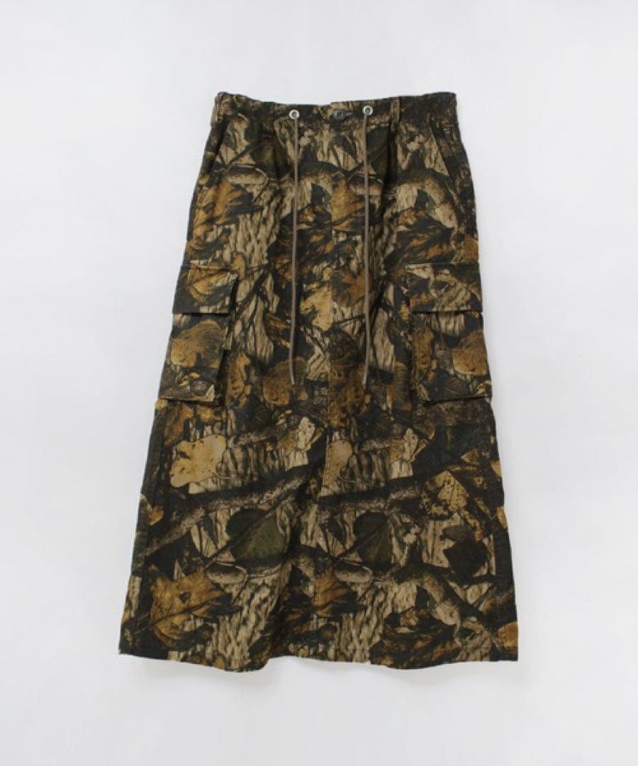 【新品未使用品】RNA カモフラージュカーゴロングスカート
