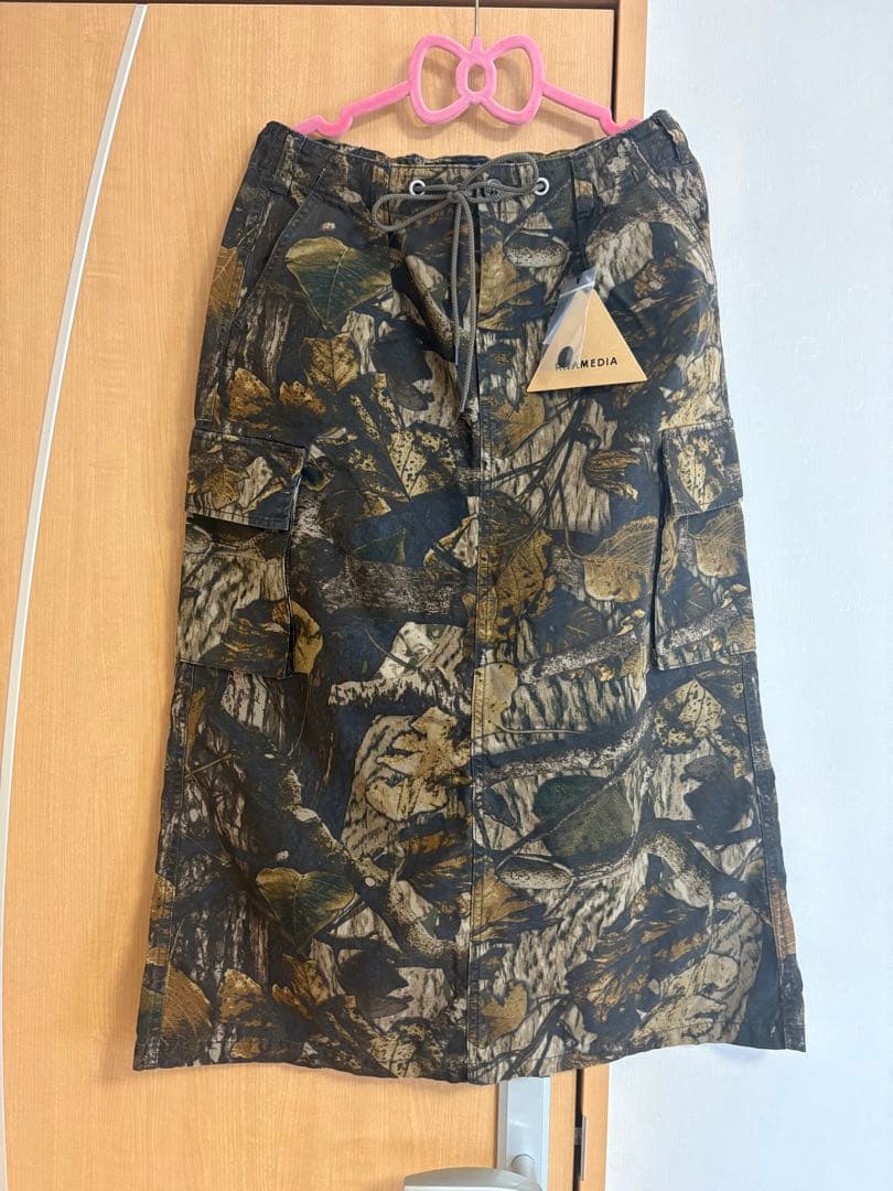 【新品未使用品】RNA カモフラージュカーゴロングスカート