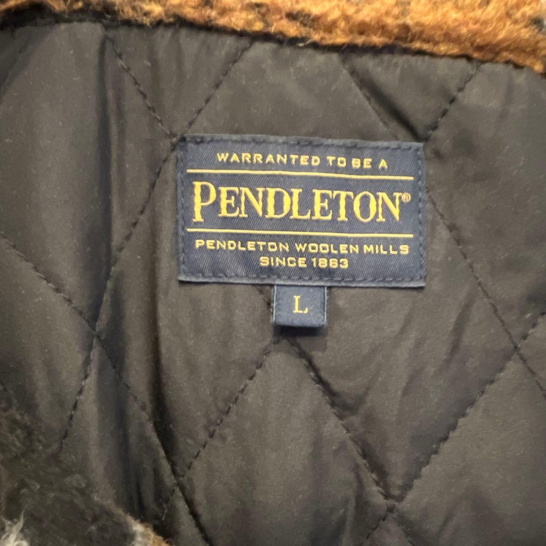 Pendleton チェック柄ボアジャケット Lサイズ