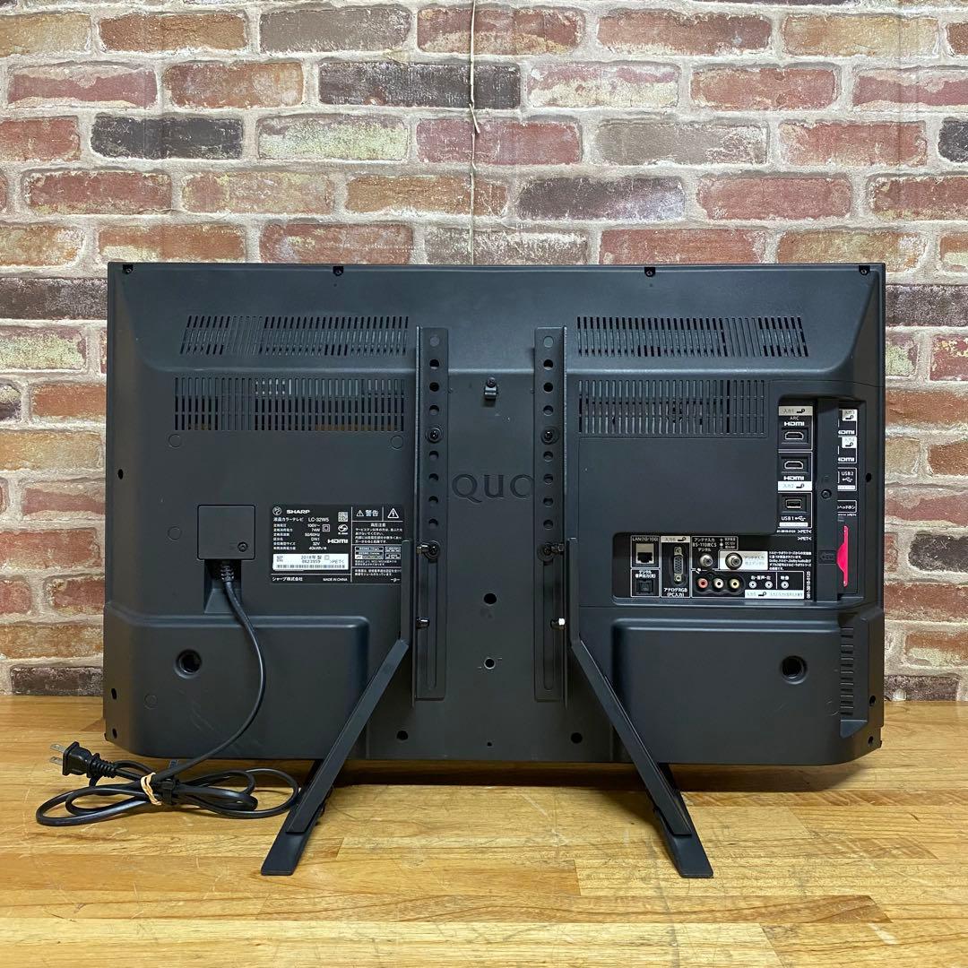 シャープ 32V型 液晶テレビ LC-32W5 ハイビジョン ネット動画アプリ○