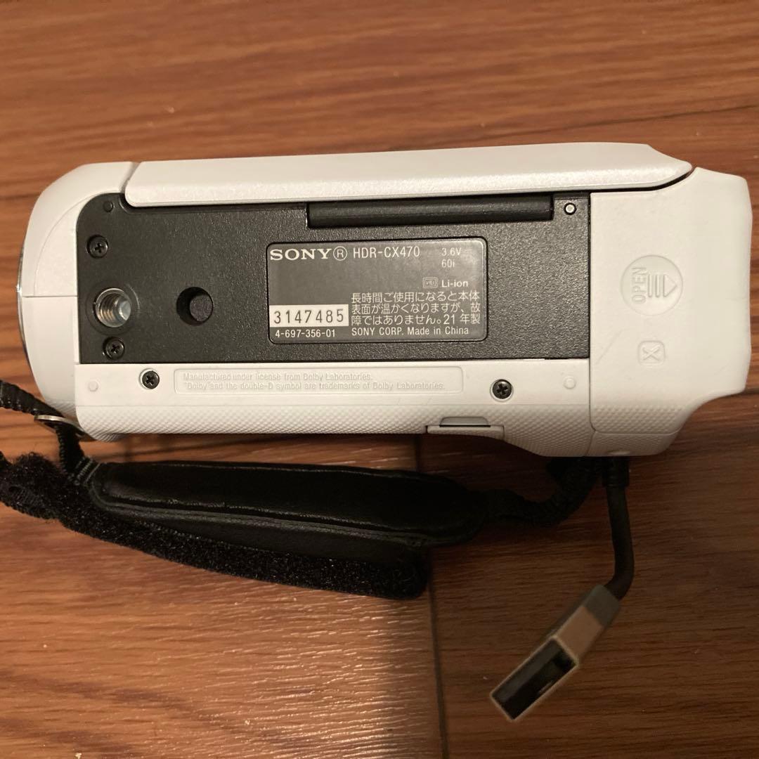 SONY HDR-CX470 ビデオカメラ　※SDカード&三脚付き