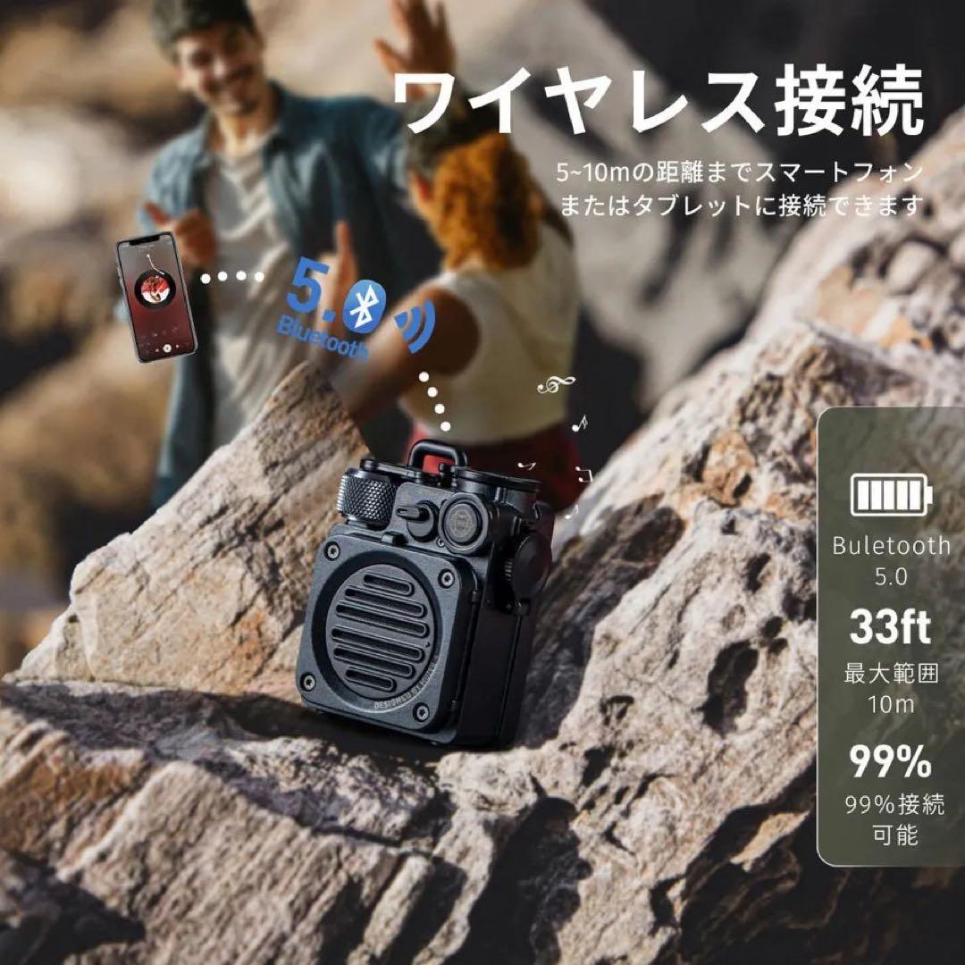 MUZEN Wild Mini 第2世代　Bluetoothスピーカー　ブラック