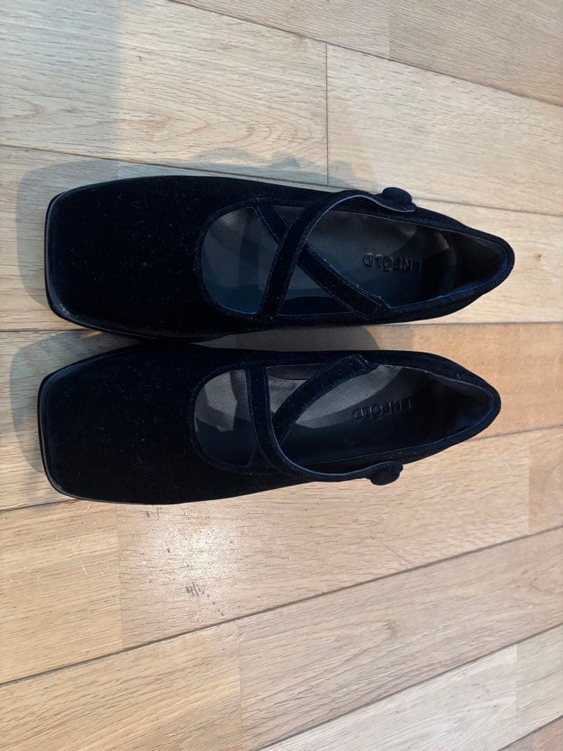 ENFOLD スクエアメリージェーン ブラック 36