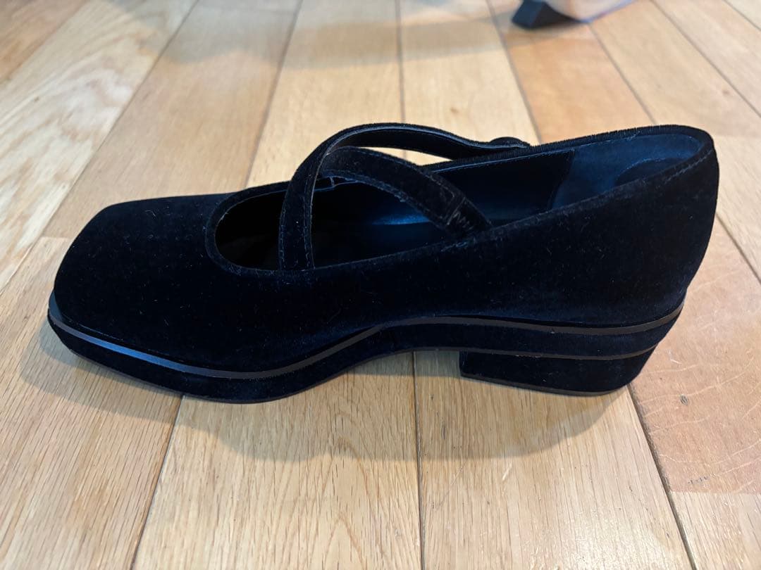 ENFOLD スクエアメリージェーン ブラック 36