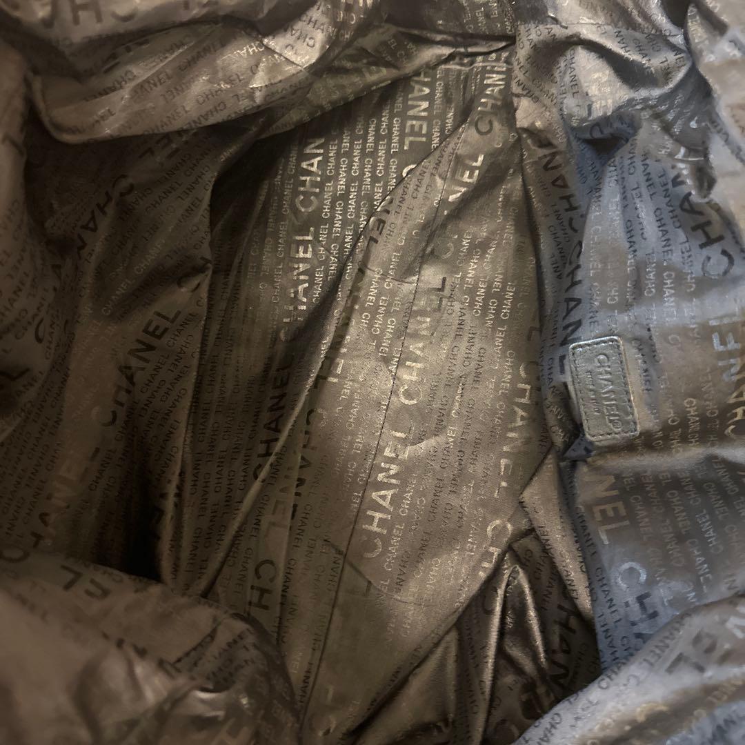 CHANEL ブラック ボストンバッグ