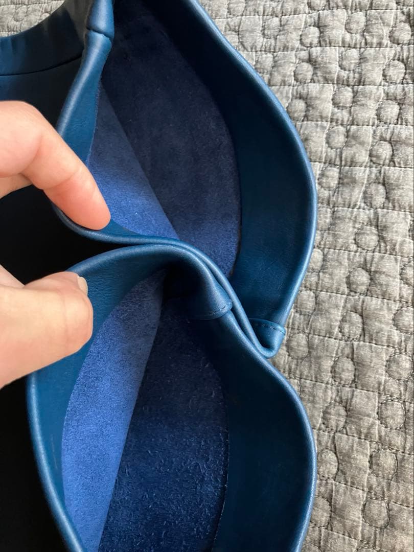 JOHNBULL ジョンブル　レザーパンツ　w30 ブルーレアカラー　美品