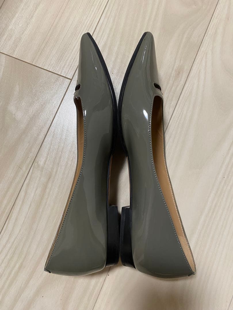 PELLICO グレー ポインテッドトゥ 37