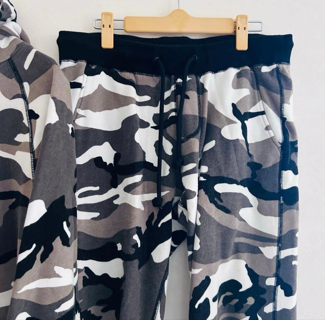 タカ　AKM エイケイエム カモフラ 迷彩 セットアップ パーカー